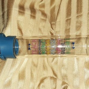 🍎Teacher's Gift- Glass Water Bottle New with Sticker🍏